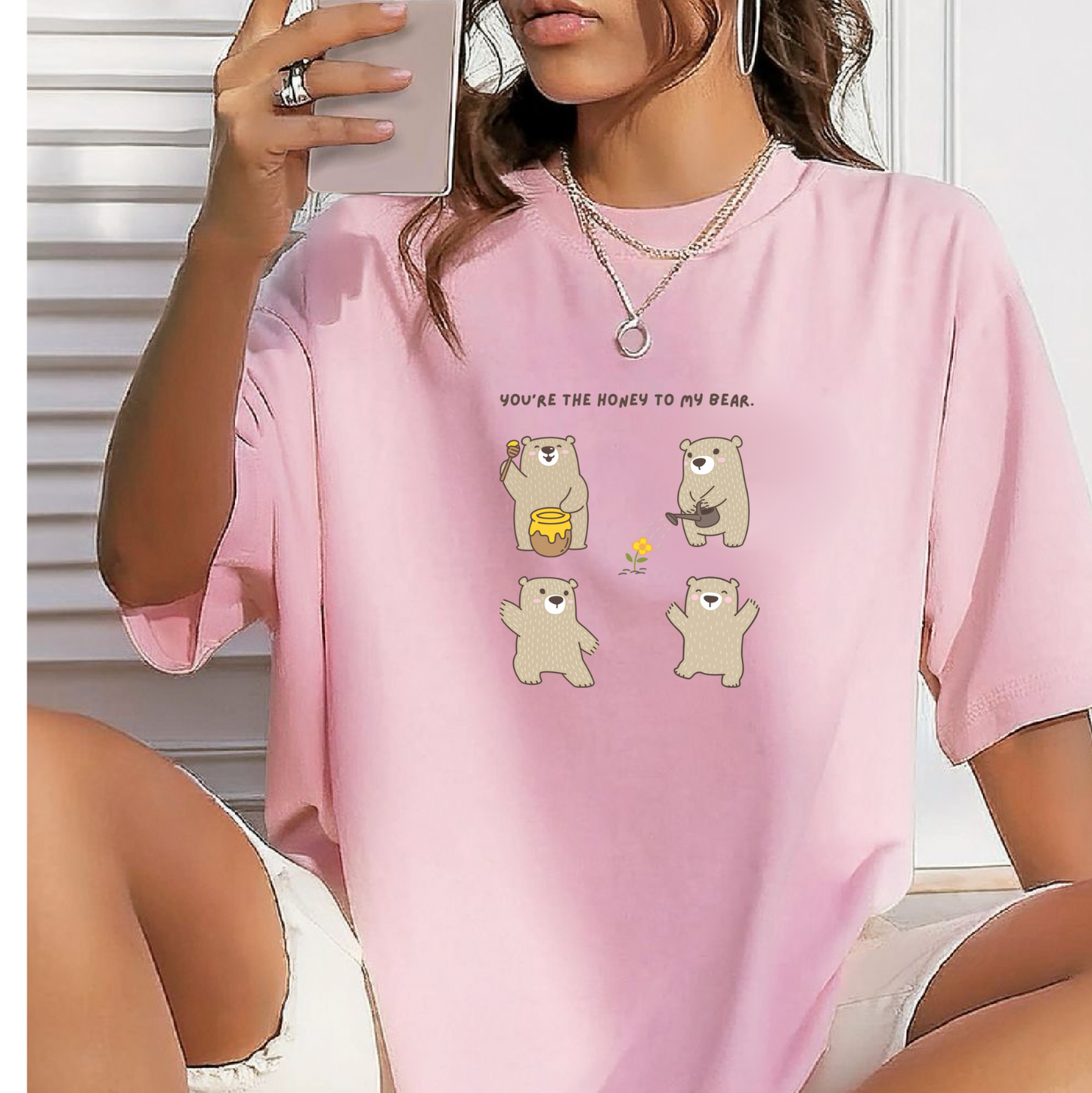 Honey Bee Oversized fit Tee