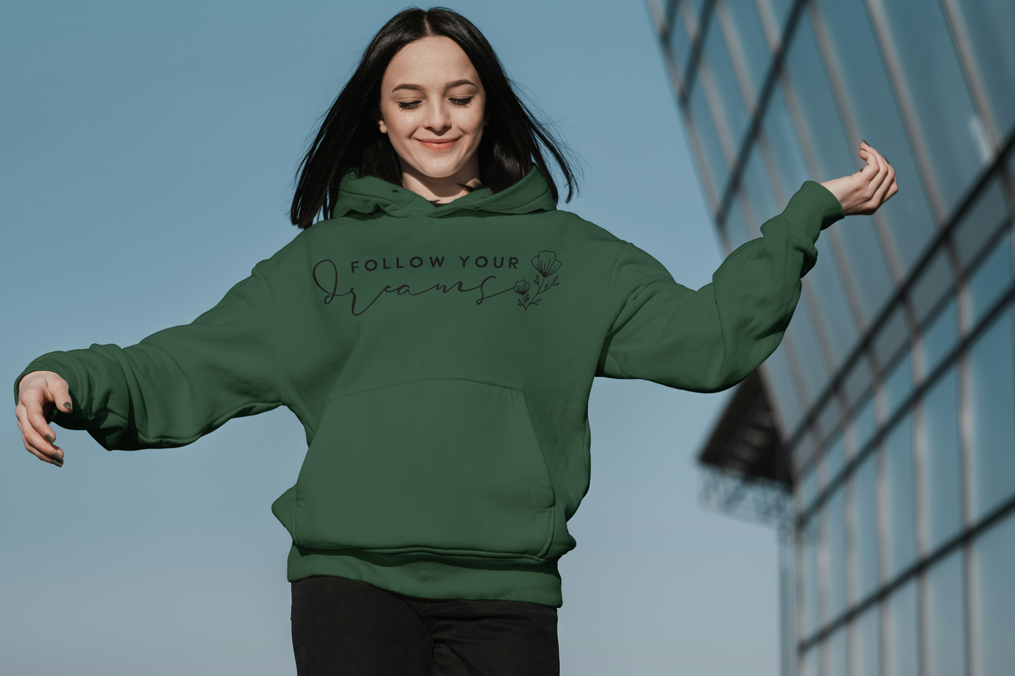 Unisex hooded sweatshirt