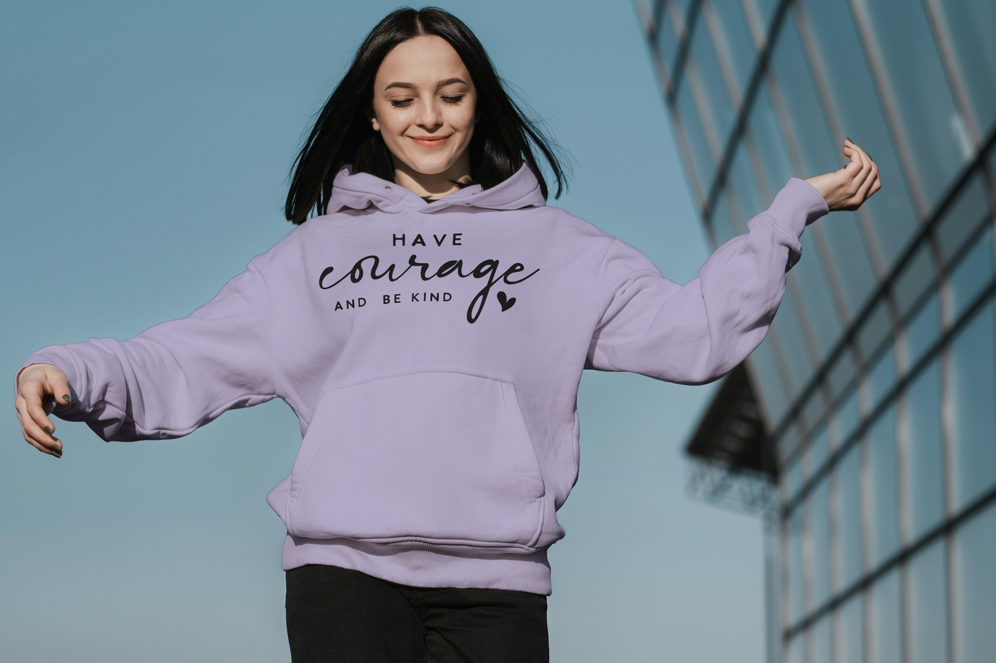 Oversize hooded sweatshirt