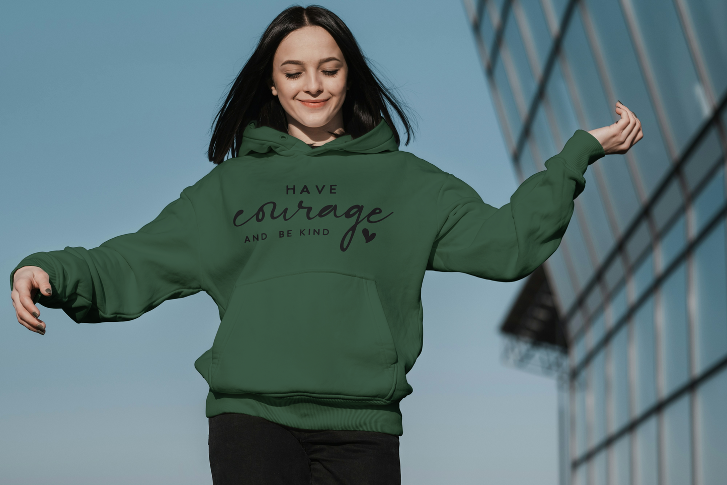 Oversize hooded sweatshirt