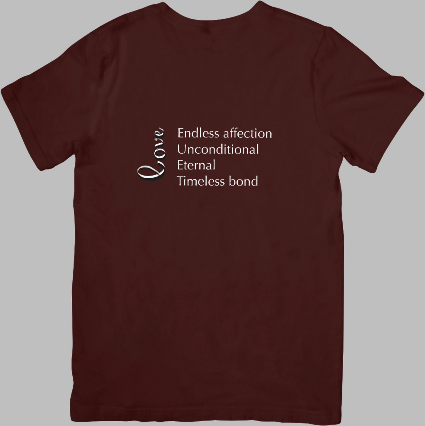 Love quote oversize Tee