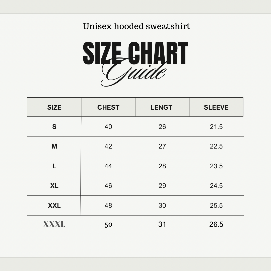 Unisex hooded sweatshirt