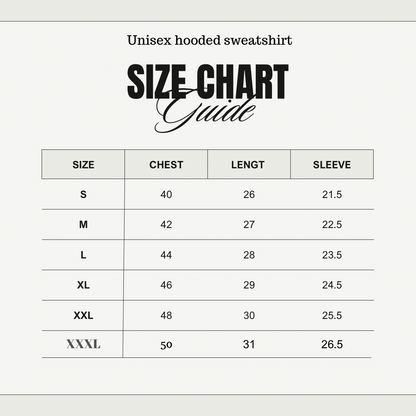Unisex hooded sweatshirt