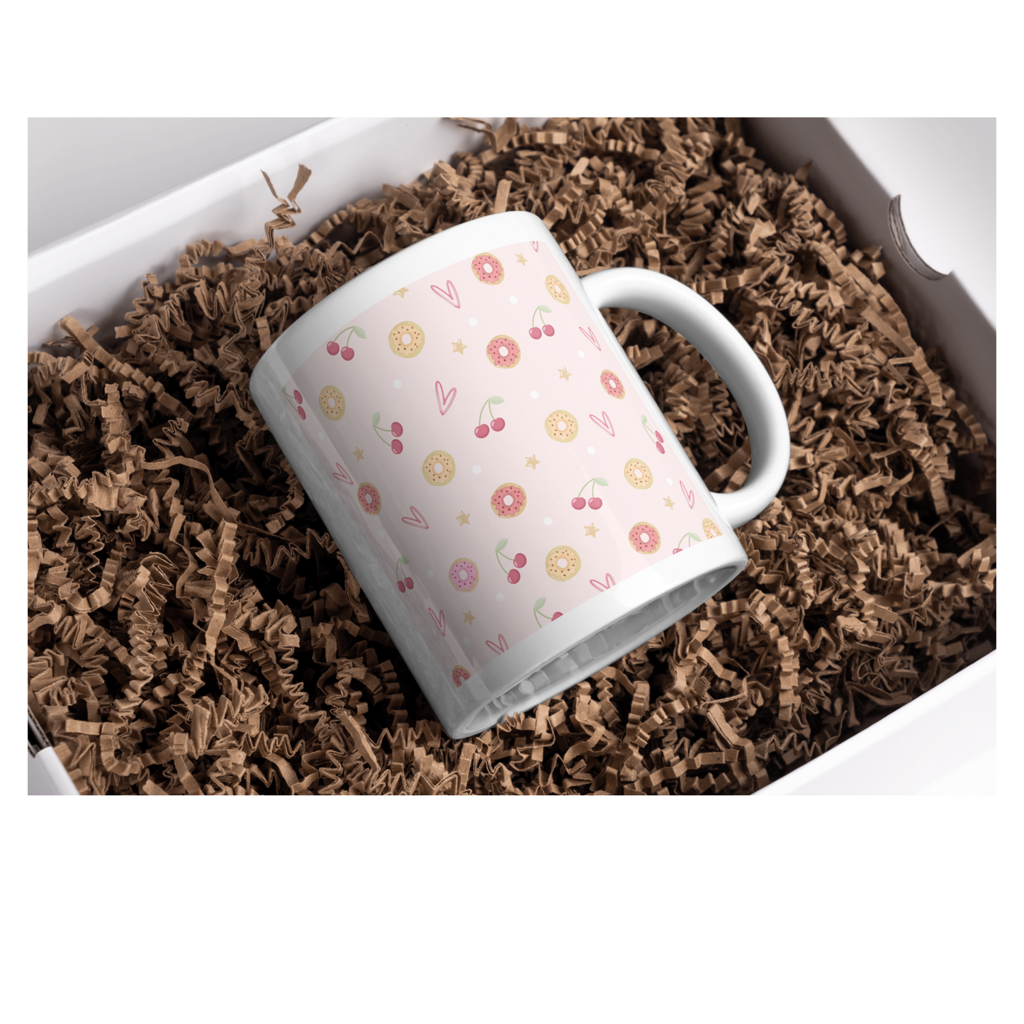 Donuts print Coffee Mug
