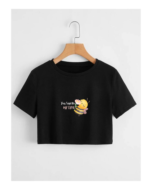 Honey bee Crop top